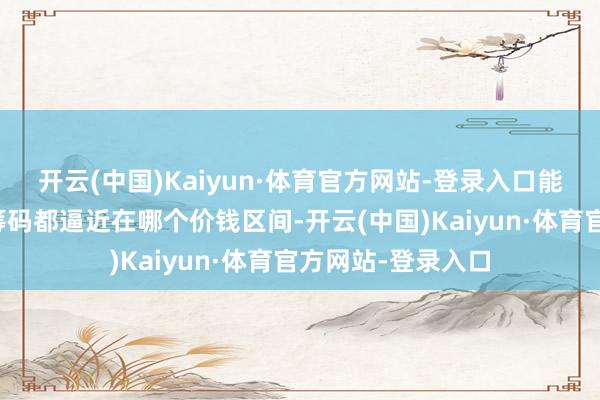 开云(中国)Kaiyun·体育官方网站-登录入口能明晰看到股票的筹码都逼近在哪个价钱区间-开云(中国)Kaiyun·体育官方网站-登录入口